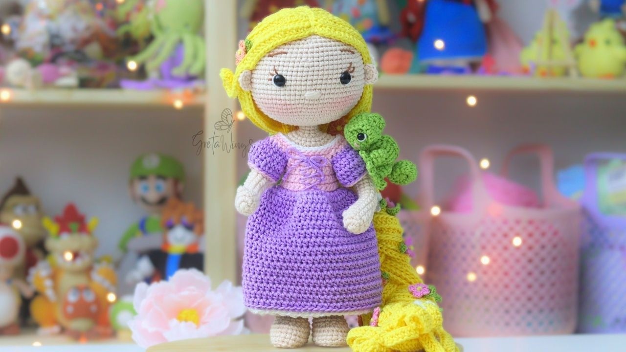 👑Princesa Rapunzel en Amigurumi: ¡El Update que Estabas Esperando! ✨  GretaWings