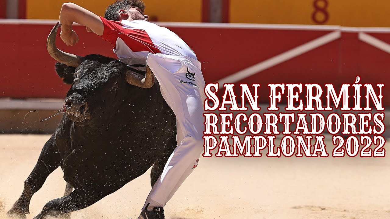 💥 SAN FERMÍN 2022 🏆 CONCURSO DE RECORTADORES CON TOROS BRAVOS EN PAMPLONA