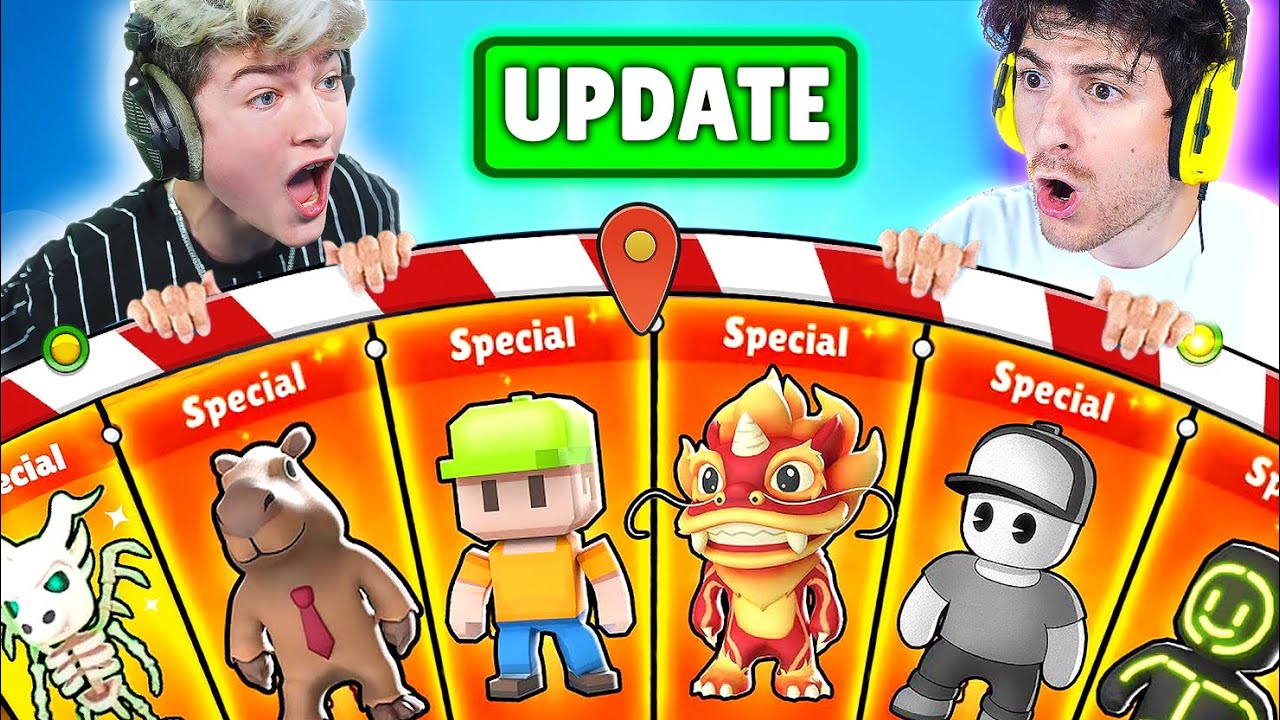 *ALLE NEUEN SKINS GEZOGEN* (1000€ OPENING BATTLE) in Stumble Guys