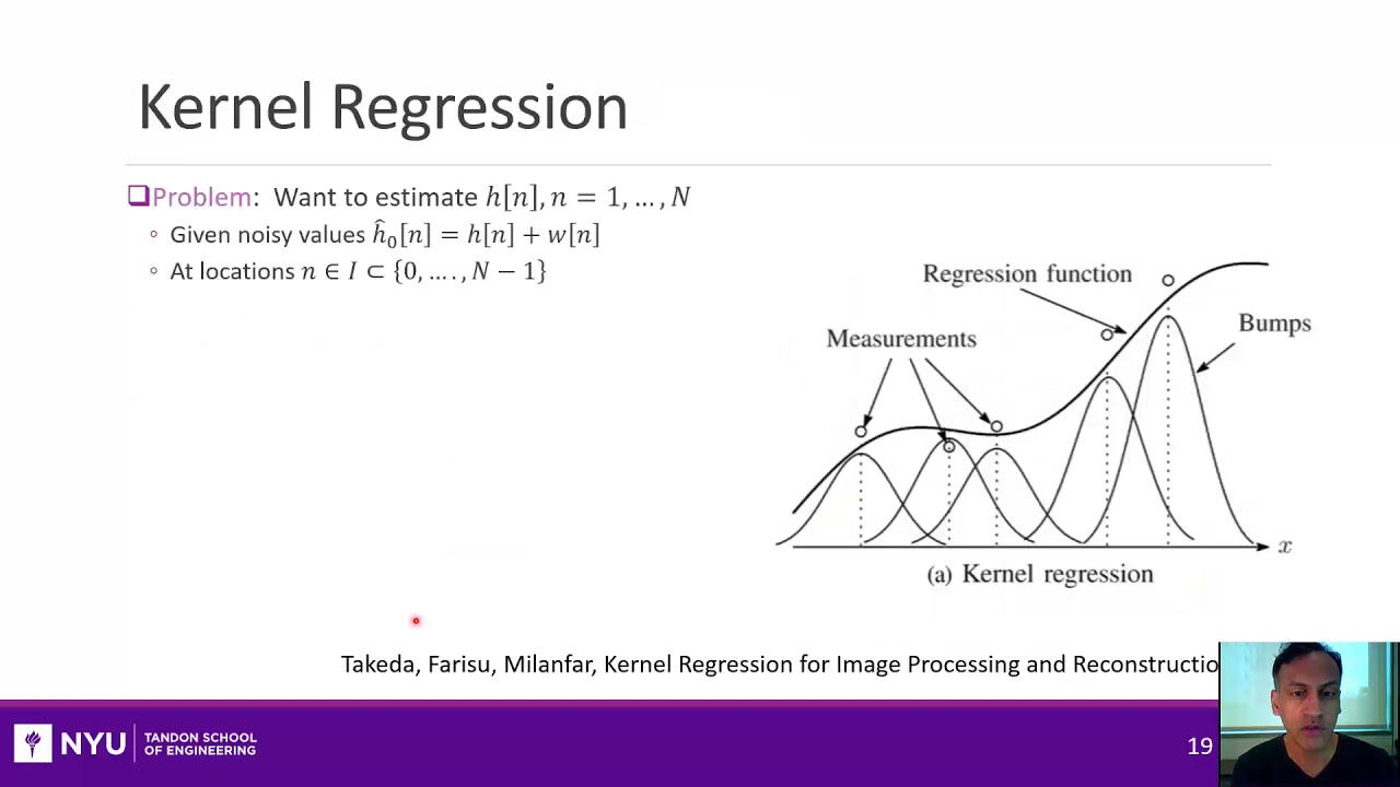 Wireless Comm. Unit 07. Channel Estimation and Equalization. Sect 2.  Kernel Regression Estimation
