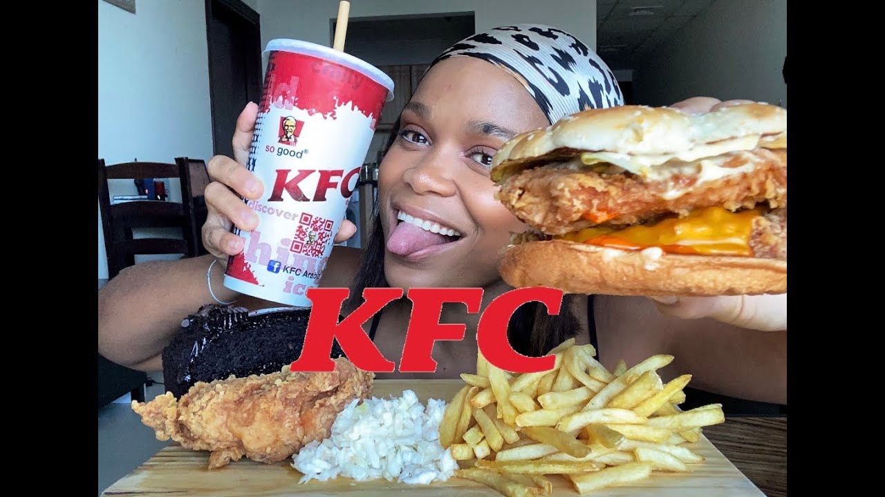 KFC (ZINGER BOX) MUKBANG