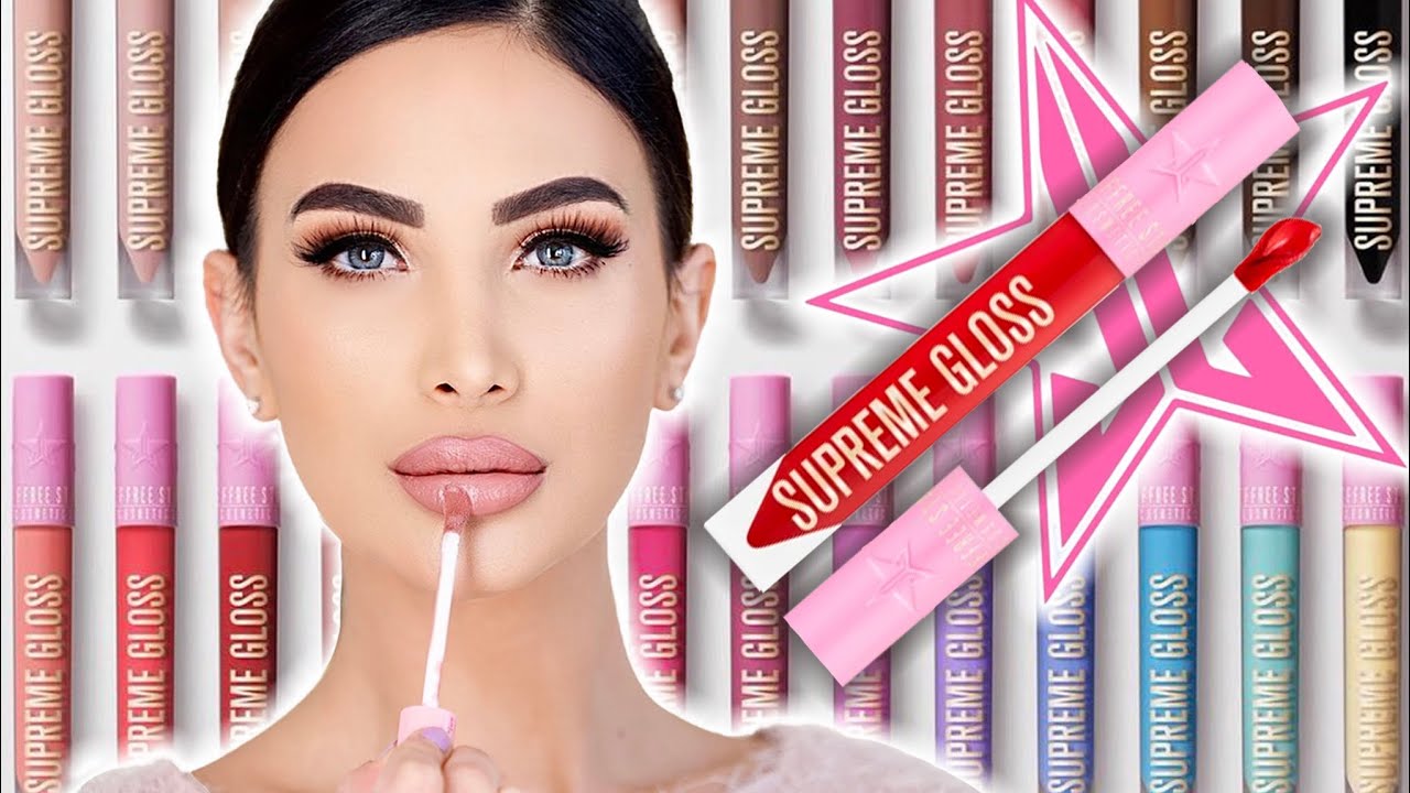I tried on ALL 28 of the NEW Jeffree Star Supreme Gloss shades and THESE are my thoughts
