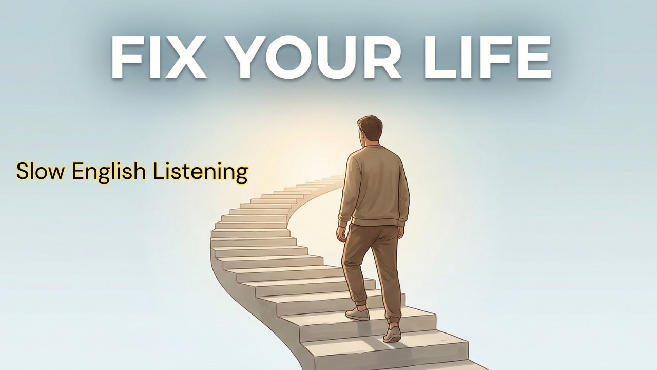 How to Fix Your Life Step by Step | Learn English Through Motivation | English Listening Practice