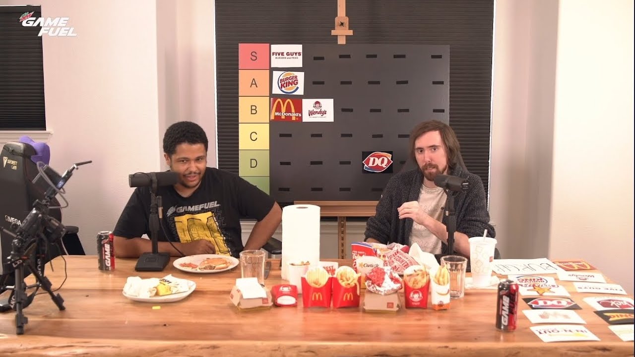 [MAY/21/21] - IRL Fast Food Tier List Ft. Asmongold