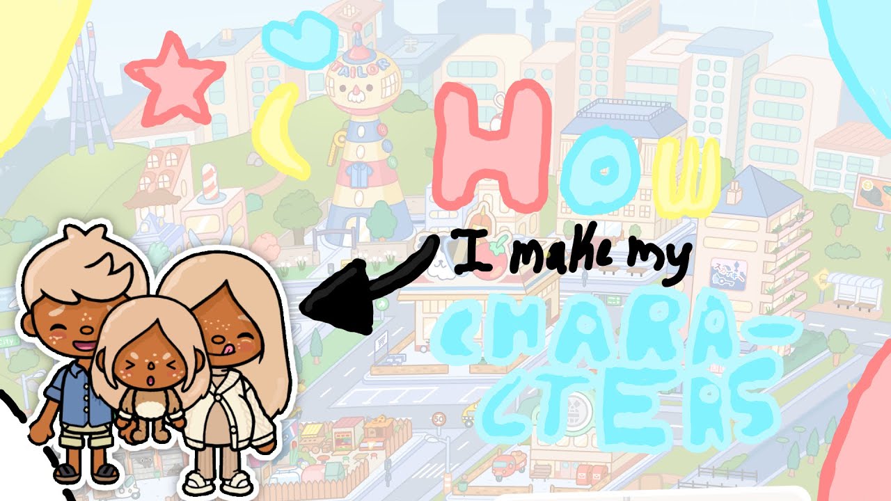 HOW I MAKE MY CHARACTERS! part1 ||xXkayXx||