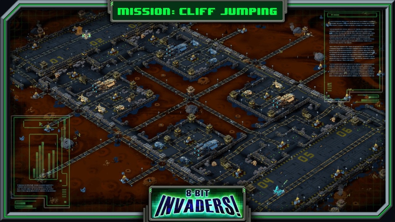 Cliff Jumping | 8-Bit Invaders | Galactic Marines Campaign | Hard Difficulty