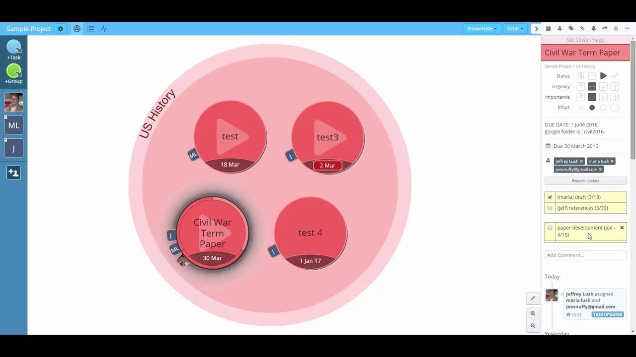 Using DropTask to adjust Urgency of a task