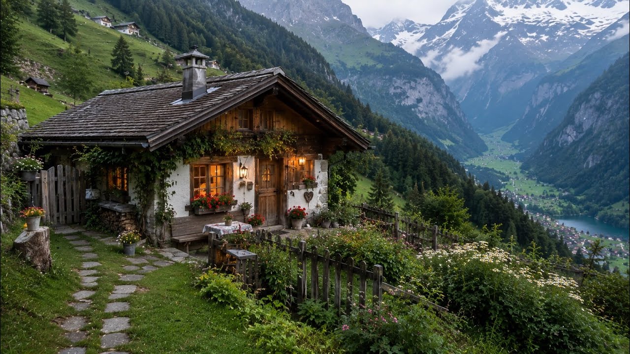 Slow Living in the Switzerland Mountains 🏔️ Cozy Swiss House Tour