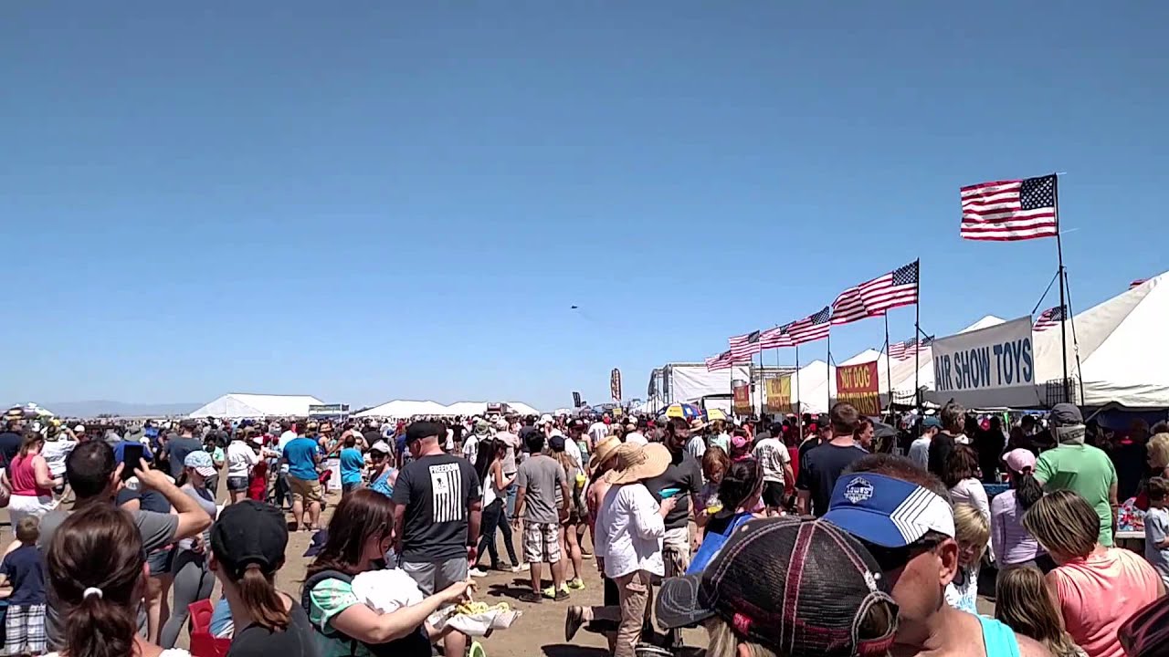 F-35 flyby with afterburner @Luke Air Force Base Air Show April 2016