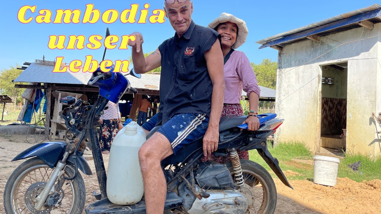 Kambodscha, Reisschnaps für Oma und Opa, Vorbereitung für unseren Besuch bei Maly's  Eltern