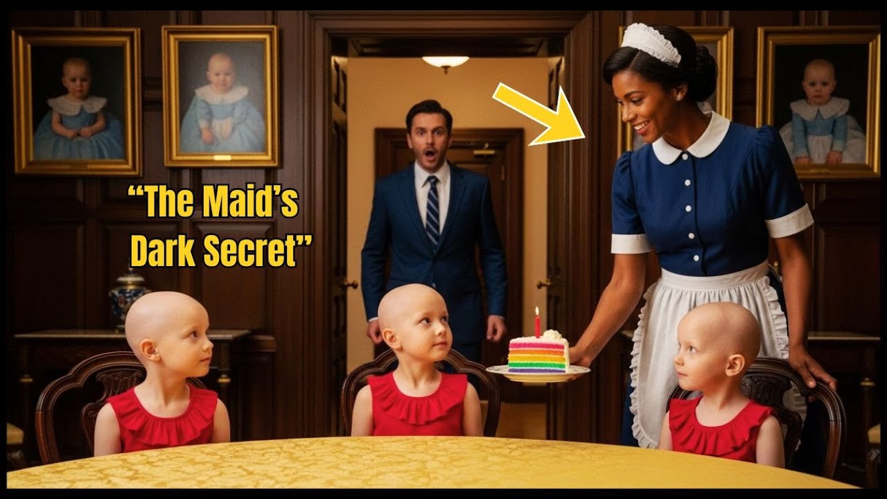 THE BILLIONAIRE’S TRIPLETS WERE DYING — UNTIL THE NEW MAID DID THE UNTHINKABLE