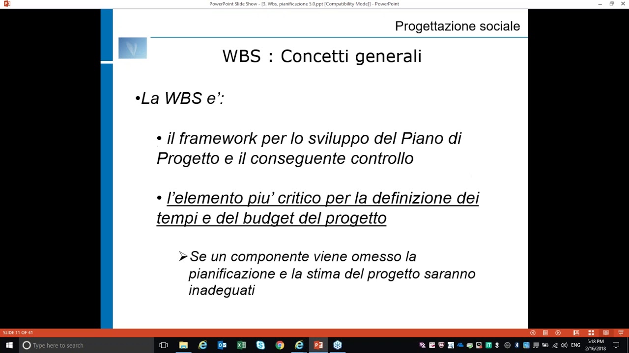 Andrea Argilli - La pianificazione di progetto