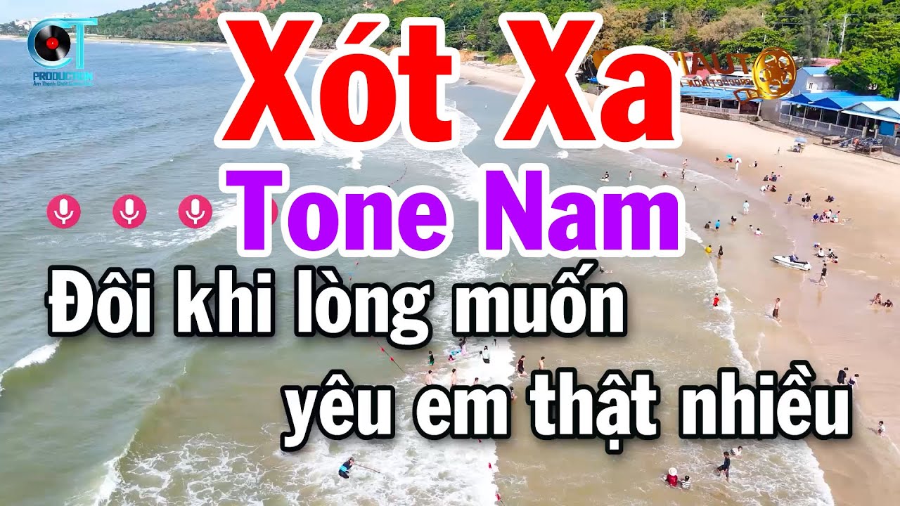 Karaoke Xót Xa Tone Nam Beat Hay Dễ Hát 2025