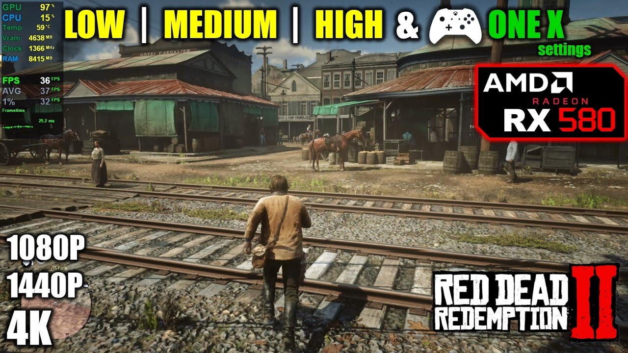 RX 580 | Red Dead Redemption 2 &mdash; Повторное тестирование в 2021 году (оптимизировано)