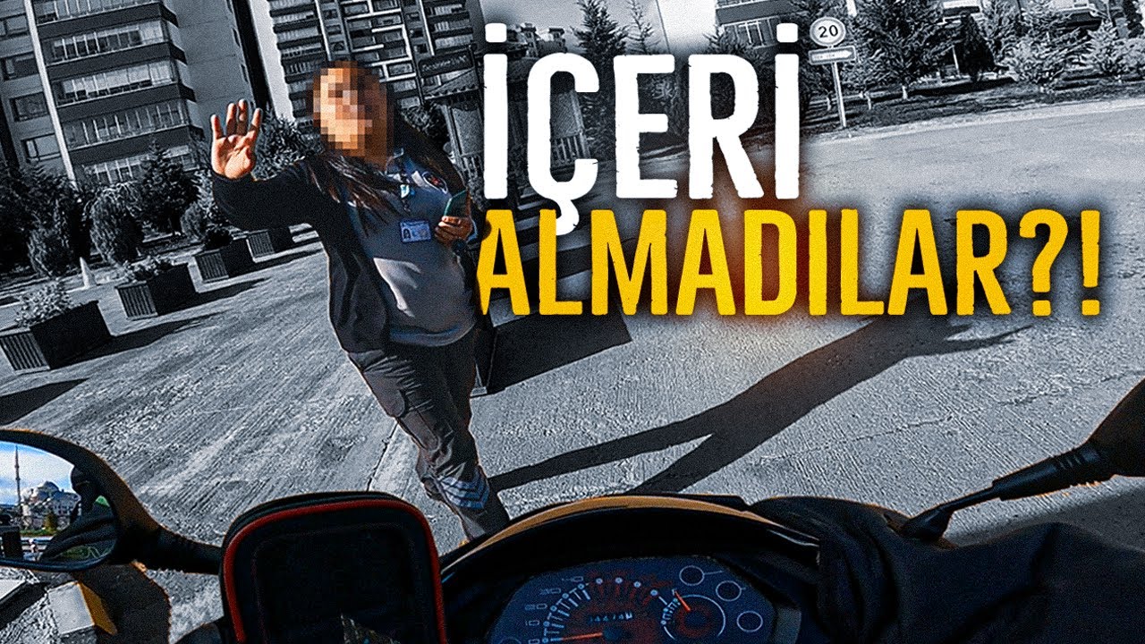 Pizza Kuryesi oldum | Yine içeri almadılar | Kolaçan Moto kurye günlüğü 24 - 1