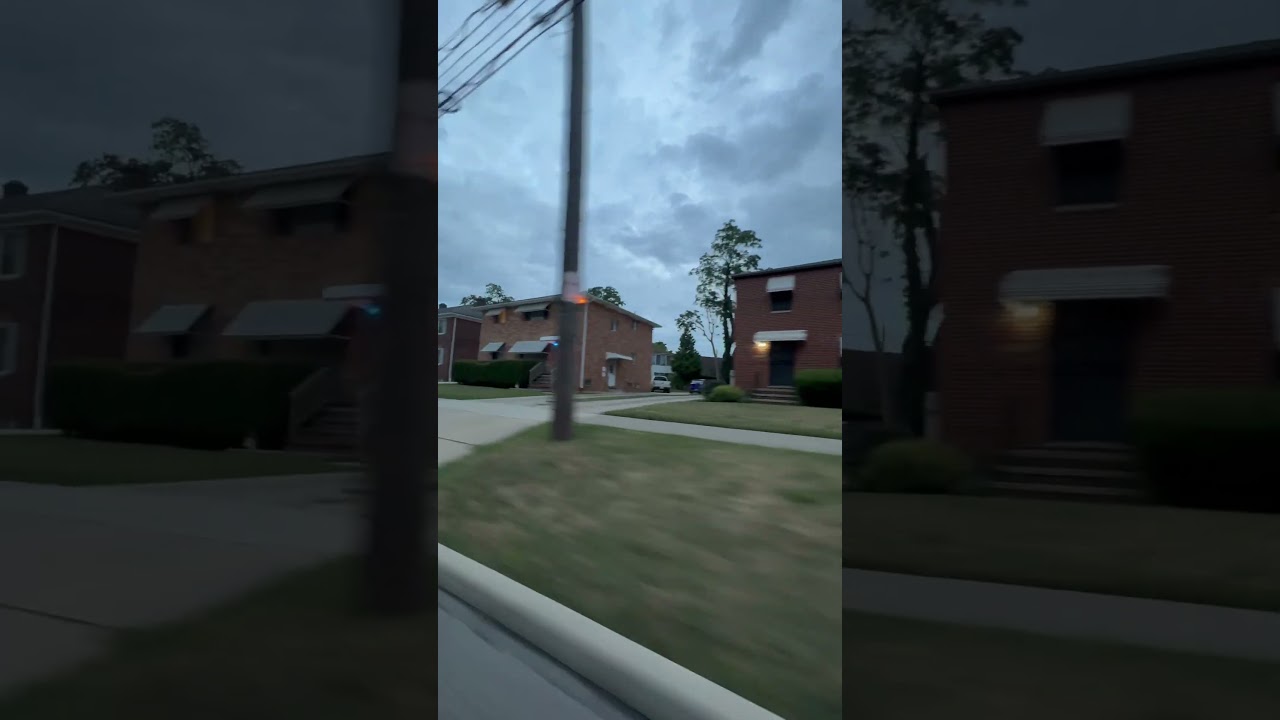 Dusk is Falling in Parma Ohio #travel #cleveland