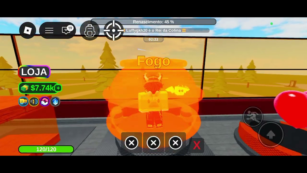 Jogando Roblox 👍