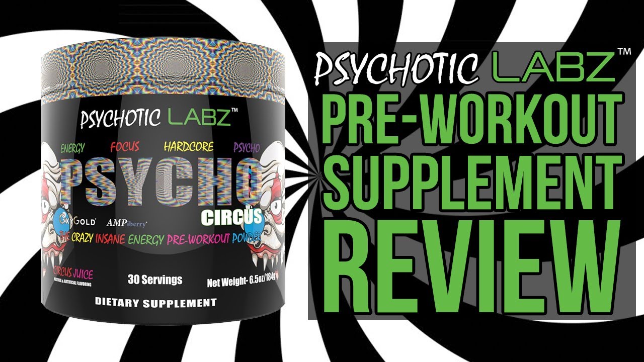 Psychotic Labz Psycho Circus Pre-Workout Supplement Review and Taste Test!