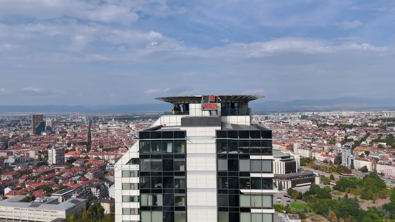 Sofia, Bulgaria | Sopharma Business Towers | Millennium Center | Architecture | Skyline | София | 4K