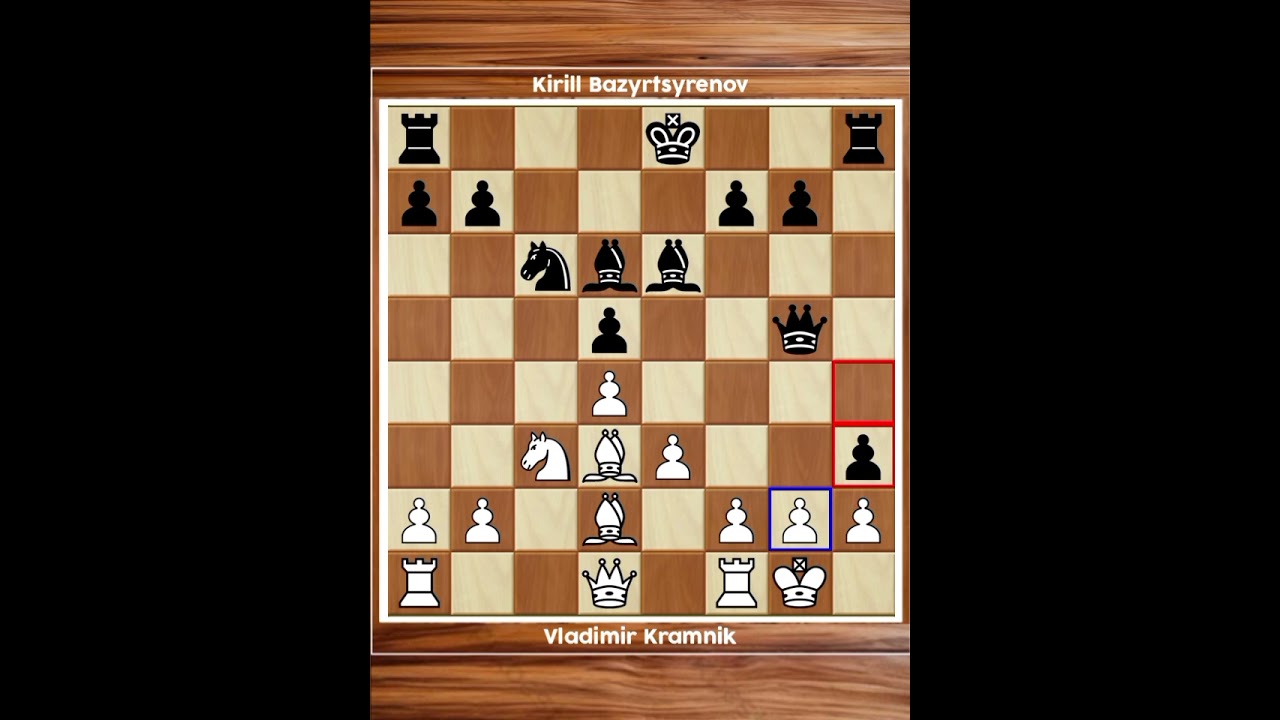 Vladimir Kramnik vs Kiril Bazyrtsrenov ▪︎ Titled Tuesday Blitz July 11 Late, 2023.