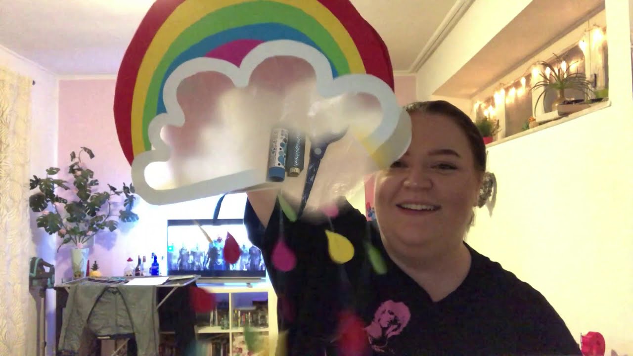 Regenbogen Laterne zum Nachbasteln