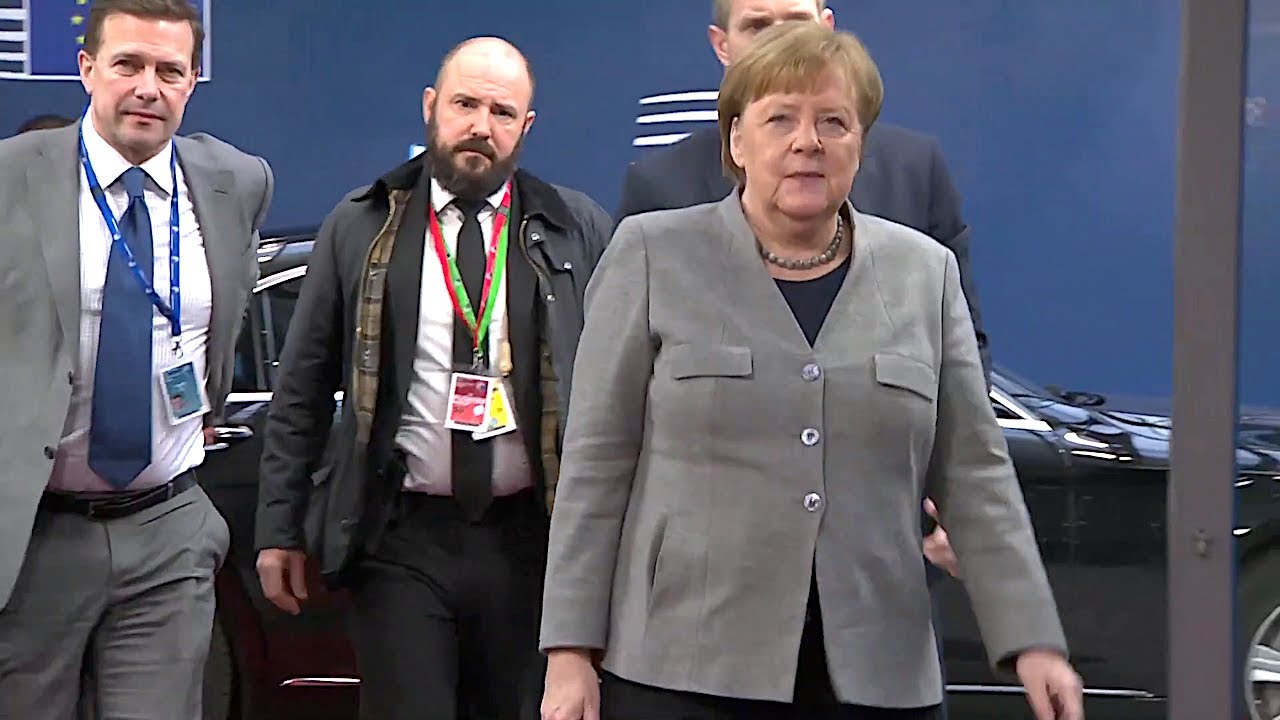 21.02.2020 - Ankunft Angela Merkel - EU-Sonderrat (2. Tag)