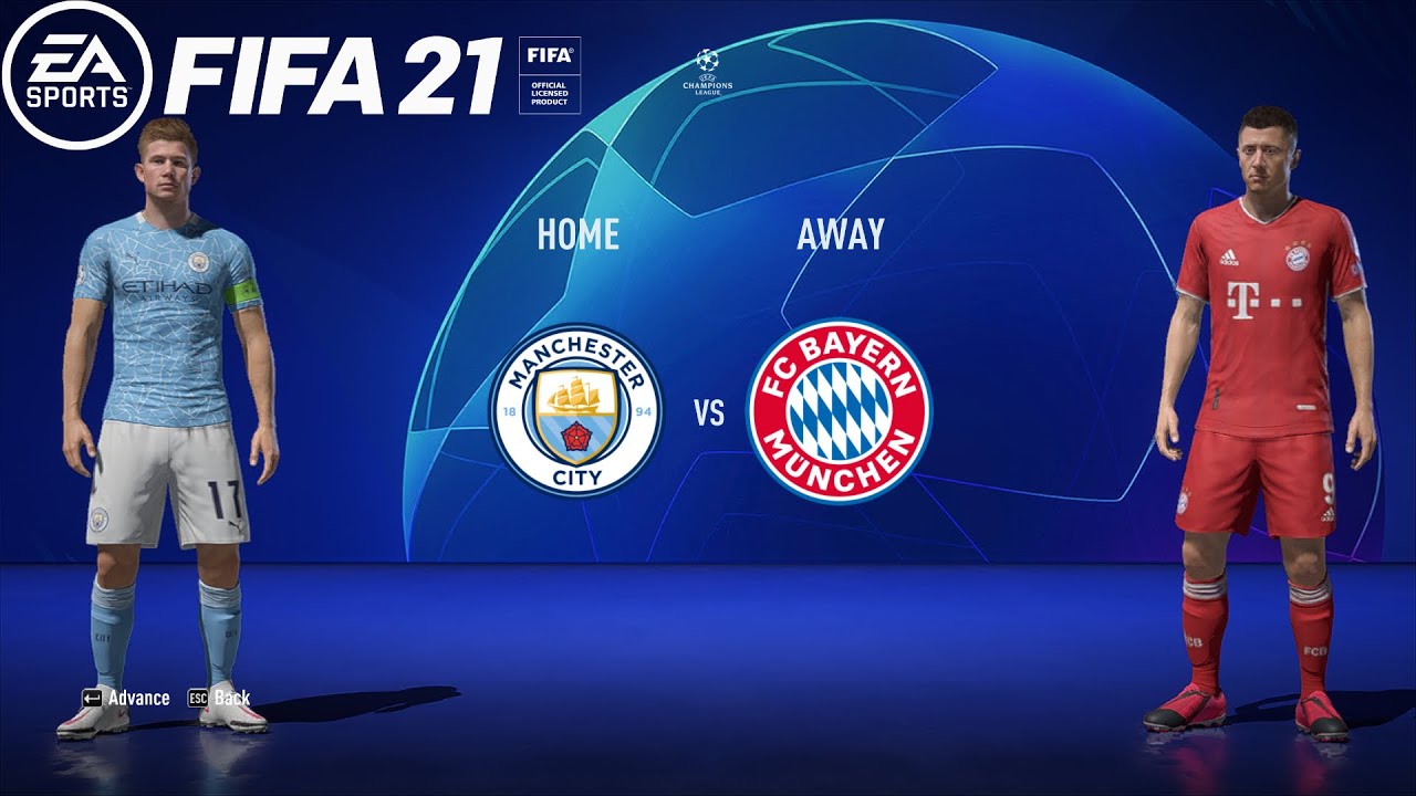 FIFA 21 | Manchester city Vs Bayern Munich | UEFA Champions League 2020/21