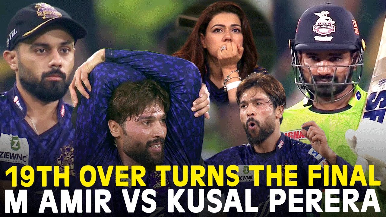 1️⃣9️⃣th Over Turns the Final | Mohammad Amir vs Kusal Perera | HBL PSL X | M3O1A
