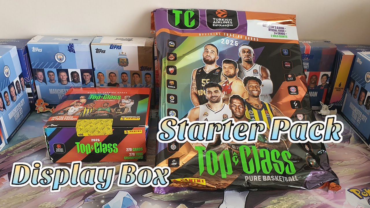 Euroleague Final Four ! Panini Top Class Euroleague 2025 Starter Pack + Display Box #fenerbahçe
