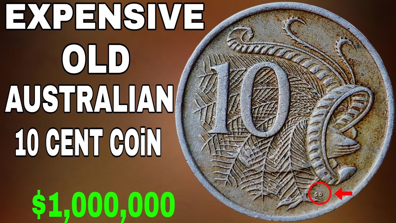 Most Rarest Australian 10 cent coins in Circulation In Your pocket Change Now!