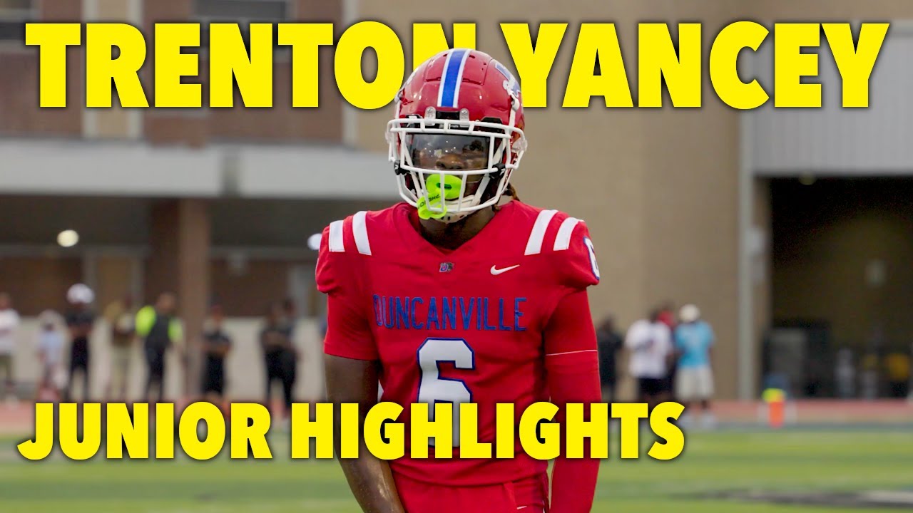 DUNCANVILLE RECEIVER Trenton Yancey Junior Highlights 2025