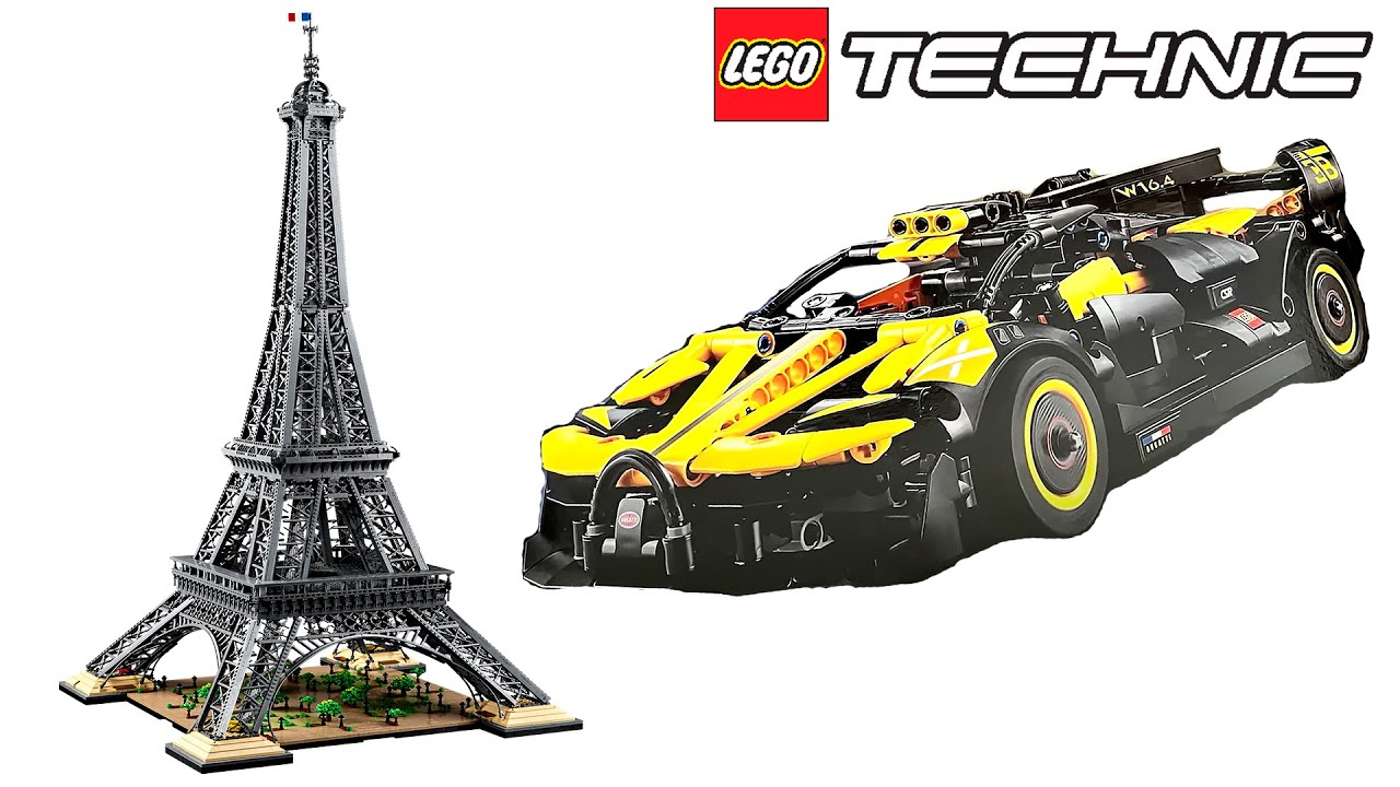 Новый эпичный эксклюзив Эйфелева башня 10307 и первое фото ЛЕГО Техник Bugatti 42151
