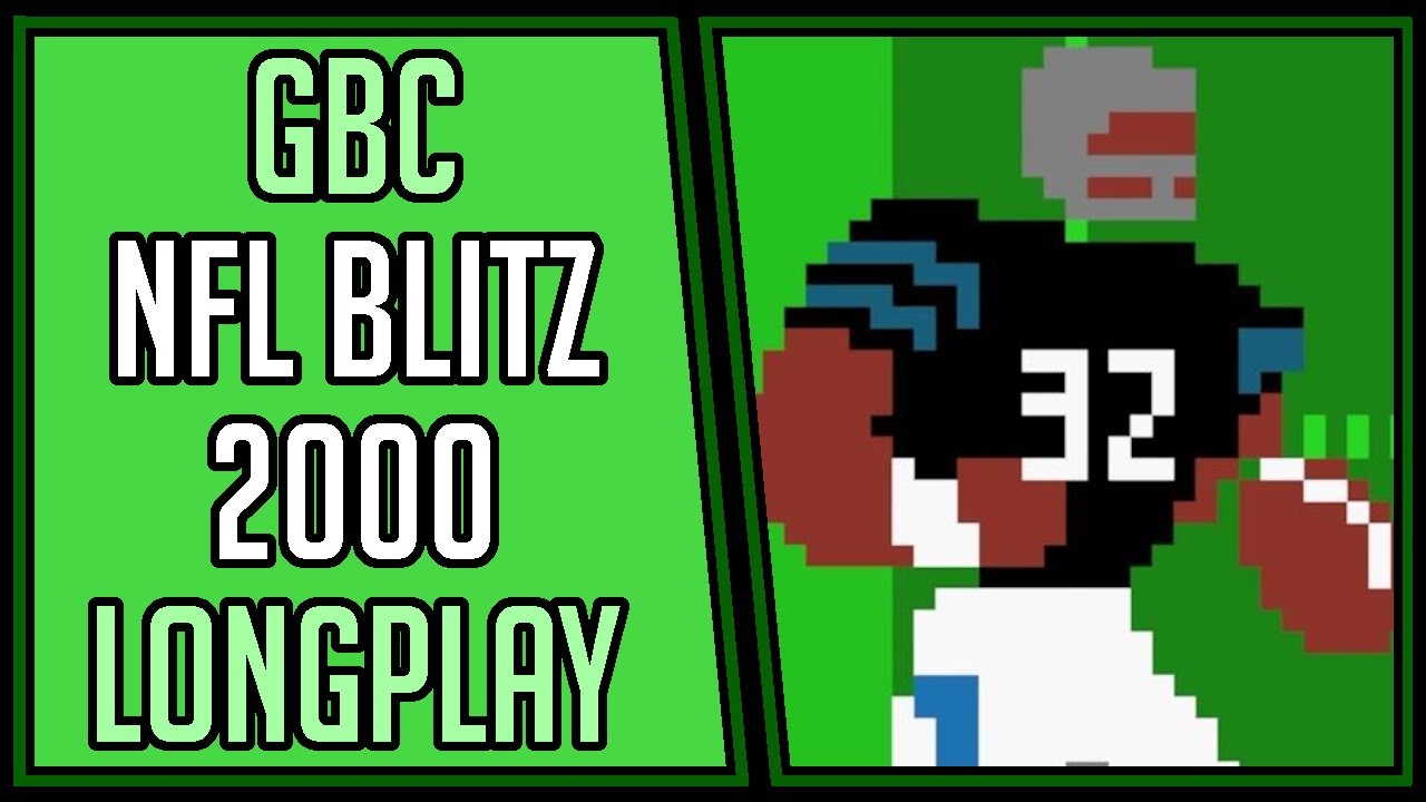 NFL Blitz 2000 (Arcade+Season+Bonus) | GBC | Longplay | Walkthrough #179 [4Kp60]