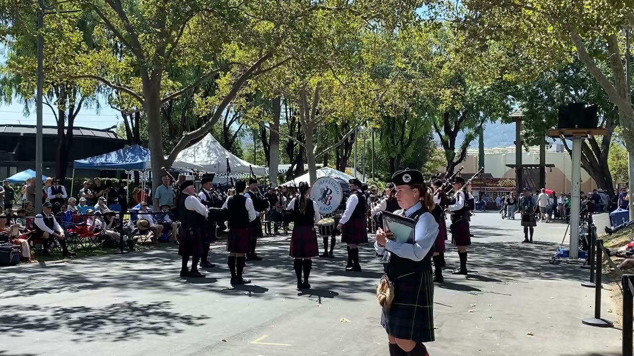 Jefferson Pipe Band Gr4 MSR  WUSPBA Pleasanton Gathering 2024