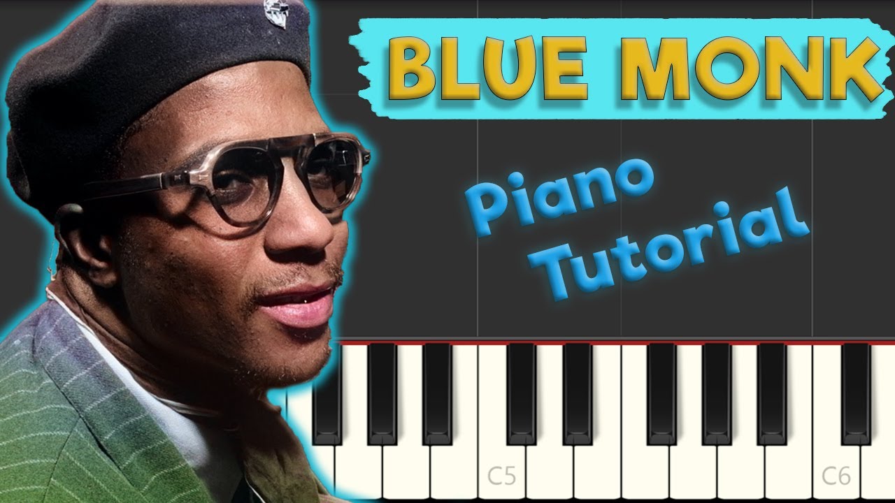 Blue Monk - Jazz Piano Tutorial (~sheets and backing tracks in description!~)