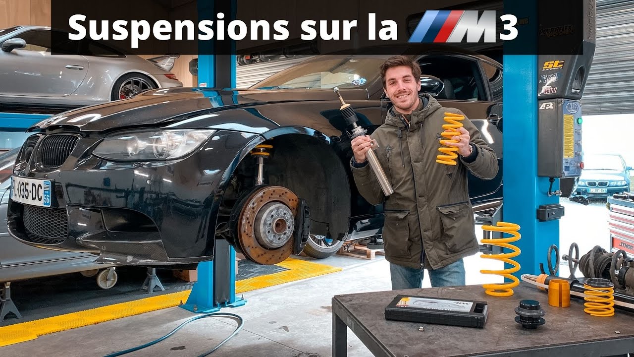 Suspensions KW et cales pour la M3 e92 Breizh Motorsport!