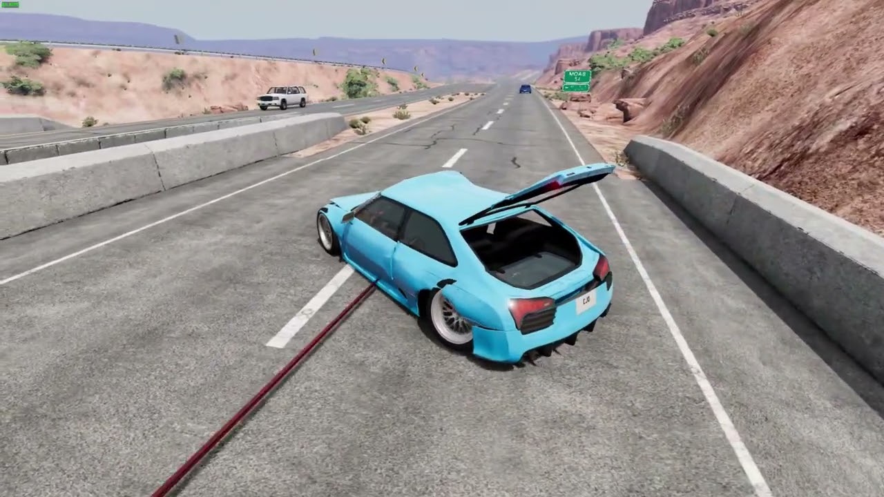 Краш тест BeamNG drive Все части за 2025 год