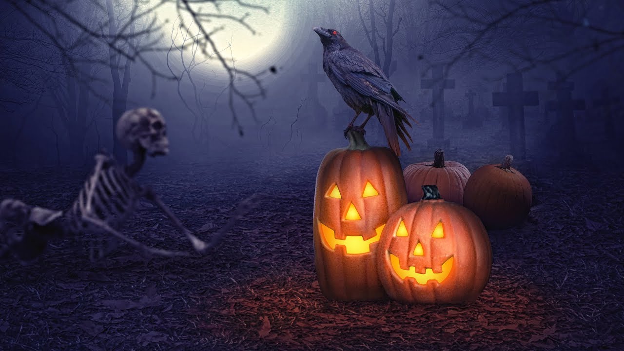 Halloween Pumpkin Poster Photoshop Manipulation Tutorial