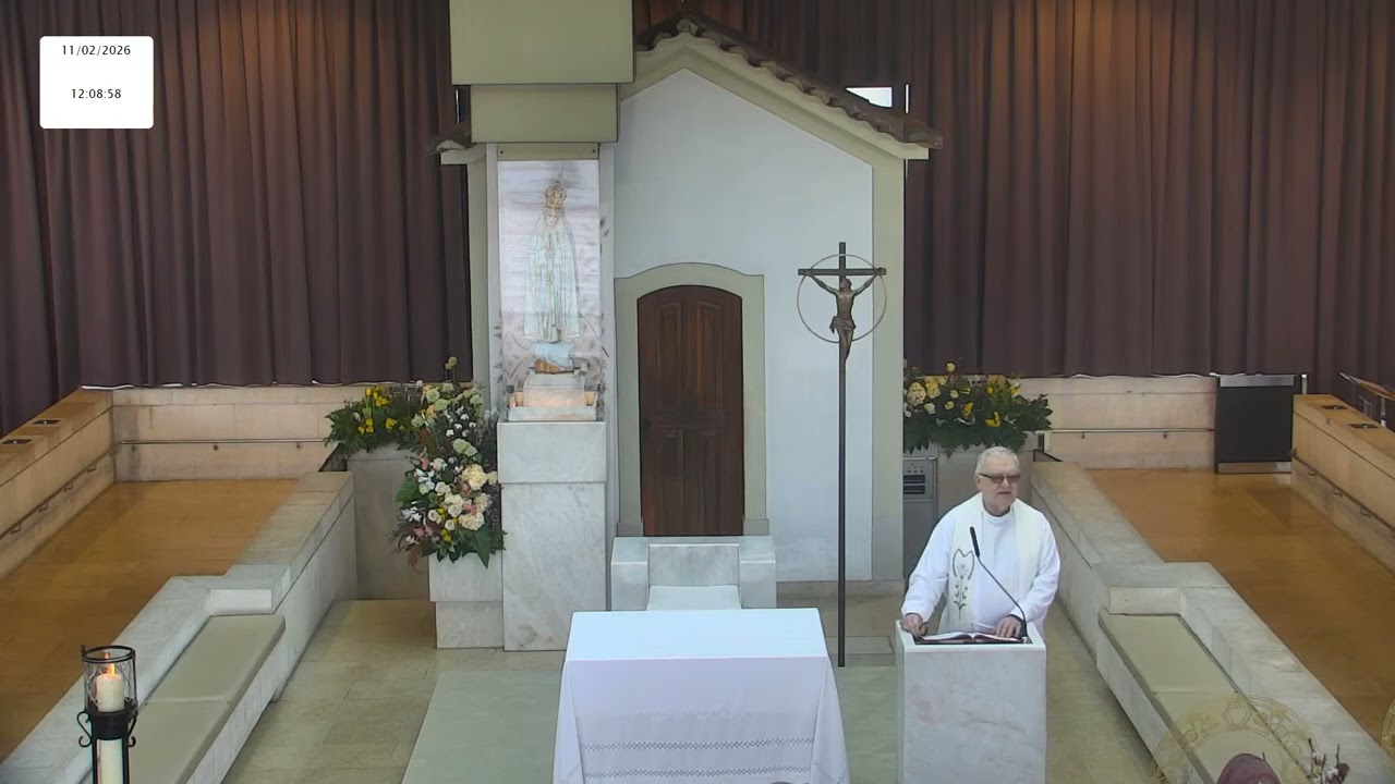Terço a Nossa Senhora de Fátima desde a Capelinha das Aparições 11.02.2026