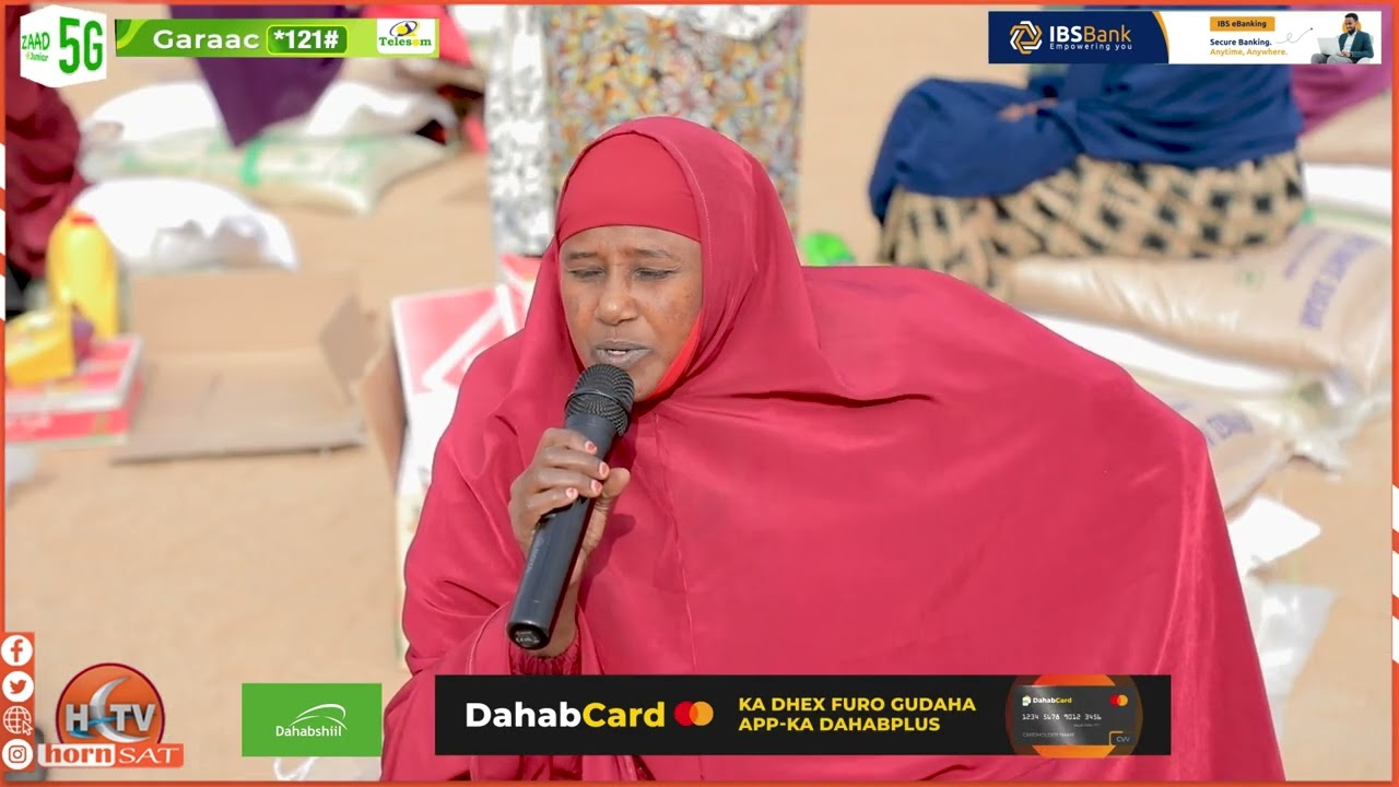 Shirkada laydhka Burco ee HECO oo Raashin u qaybisay 100 Qoys oo ka mida Dadka jilicsan ee Burco.