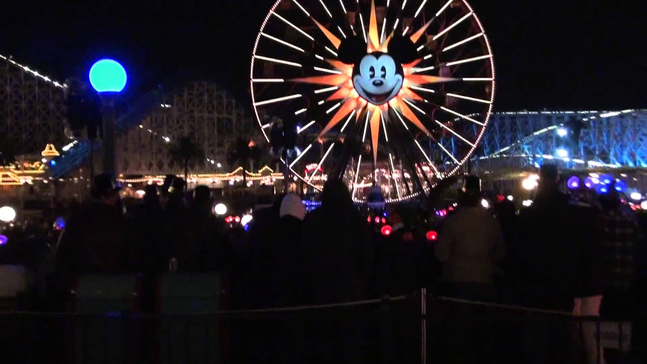 Disney at Dark: Ring in the New Year 2013 at Disney California Adventures w/ Countdown to Mid HD POV