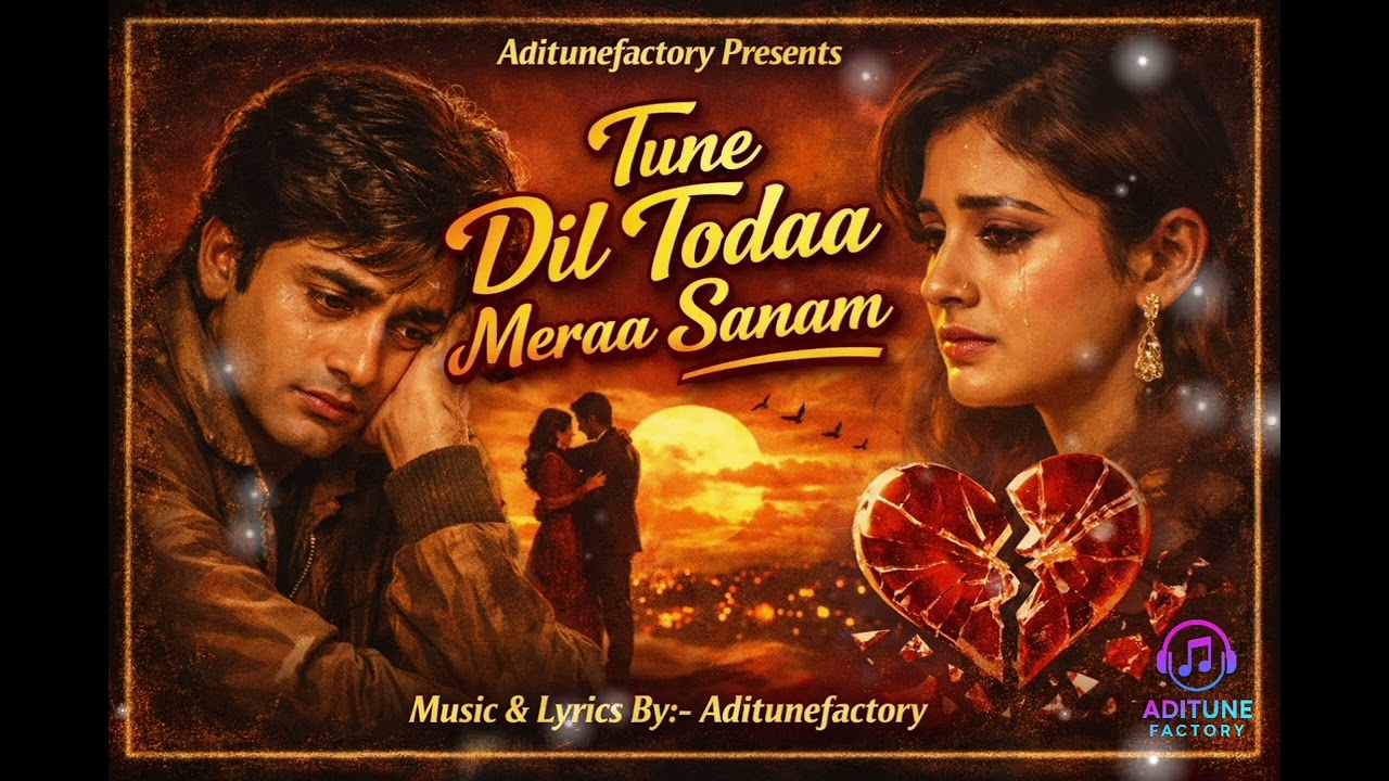 😔Tune Ye Dil Todaa Meraa Sanam🥀#sad#broken#breakup#love#sadatatus#youtube#reel#videosong#new#newsong