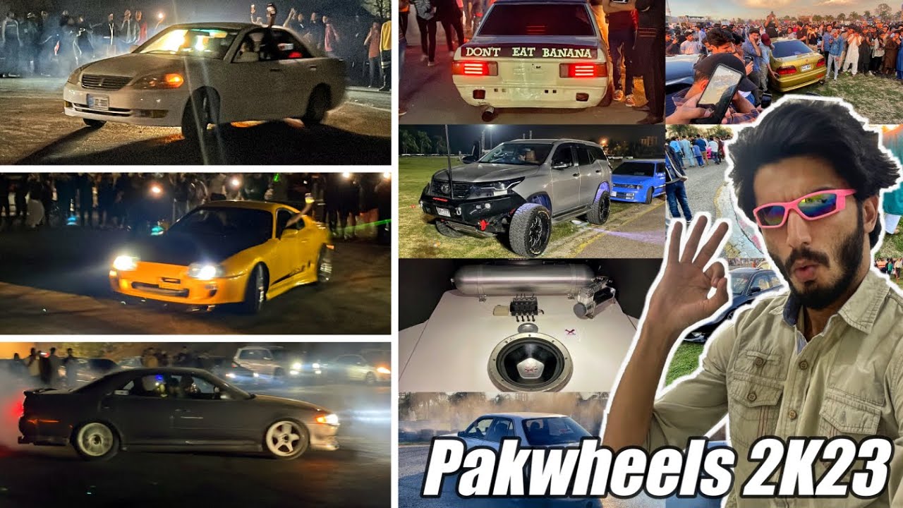 PAKWHEELS AUTOSHOW 2K23 😍 ISB TRACK NIGHT 🔥 FULL ANI PROGRAM 🤩 Team 4K