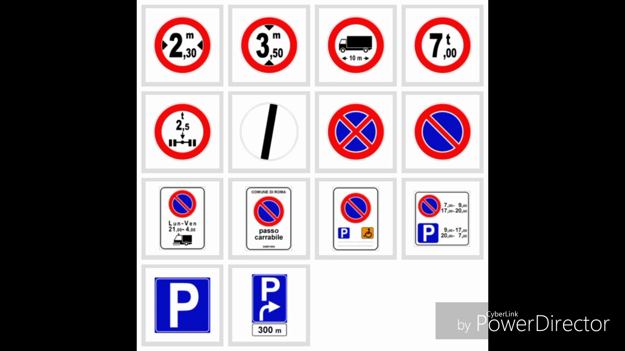 Segnali di divieto..patente in arabo /اشارات المنع