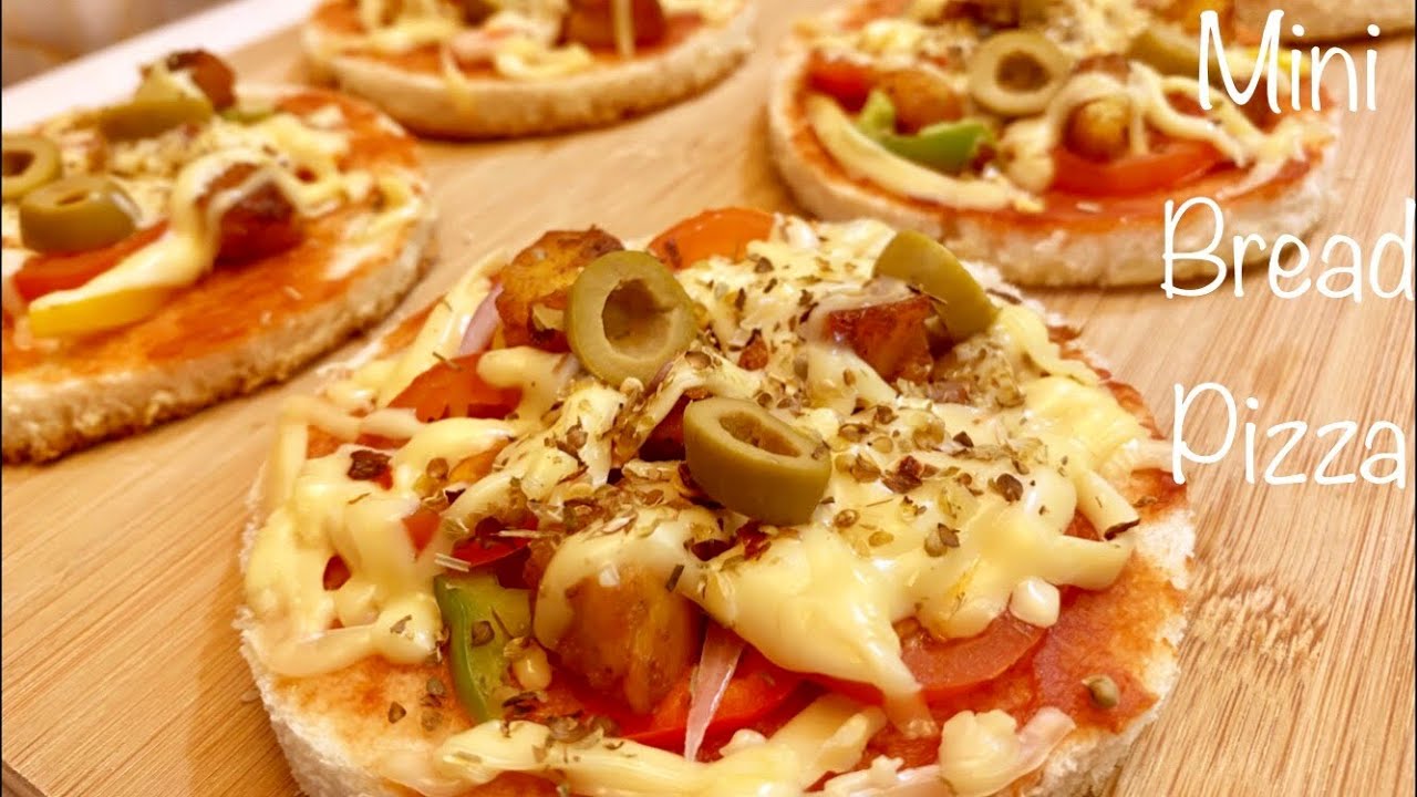 Bread pizza Recipe | Easy And Quick Mini pizza | Mini Bread pizza On Tawa | The Taste