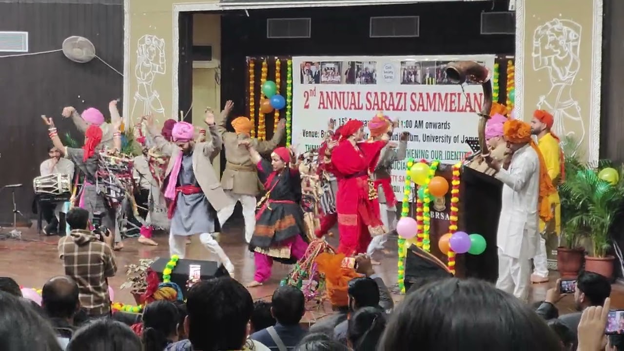 2nd annual Sarazi sammelan at jammu university #sarazvalley #culture #trending #subscribe 