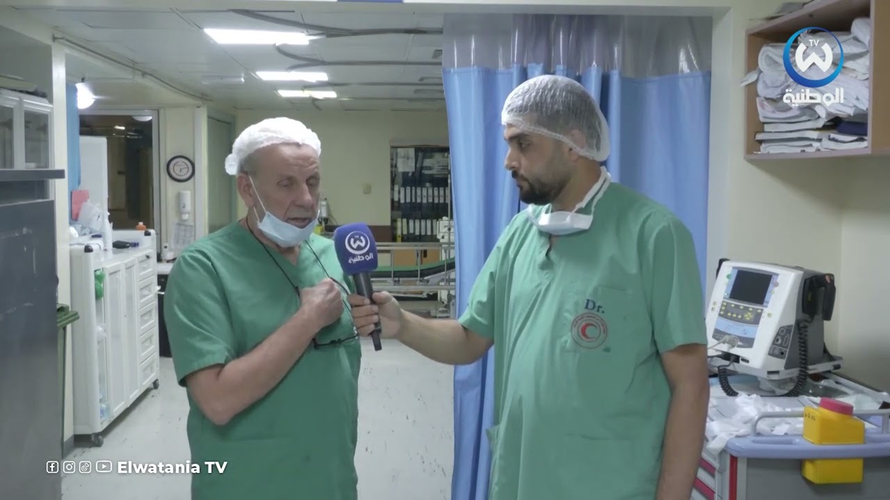 الوفد الطبي الجزائري المتنقل الى لبنان يباشر مهامه من مستشفى النبطية