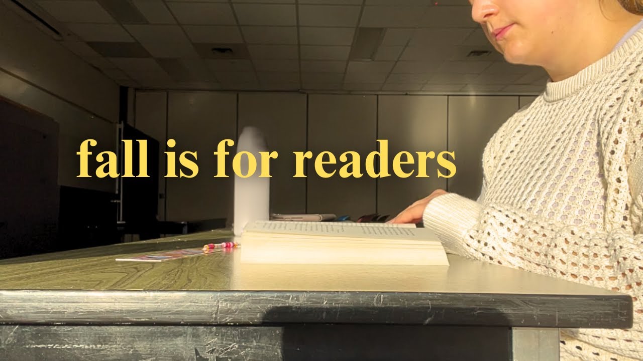 ultimate fall book vlog 🍂