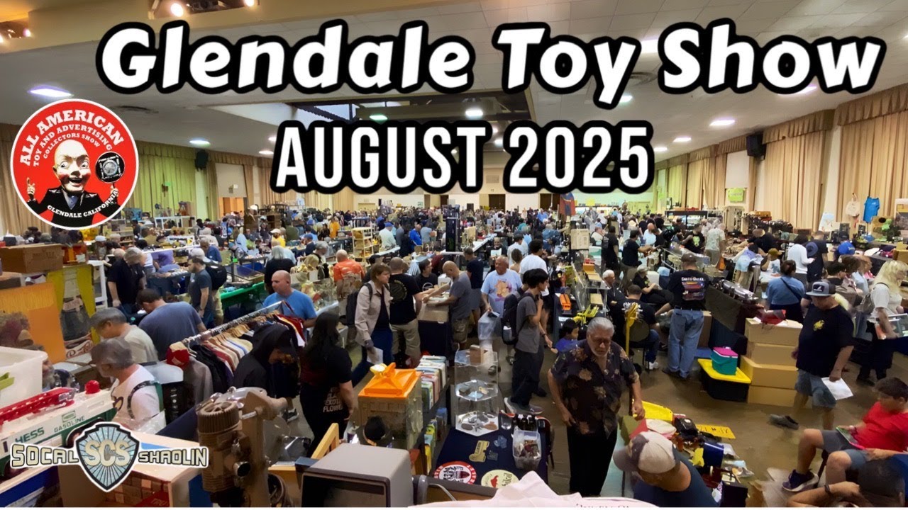 Toy Hunting at the Glendale Toy Show August 2025 | All American Toy & Advertising Show