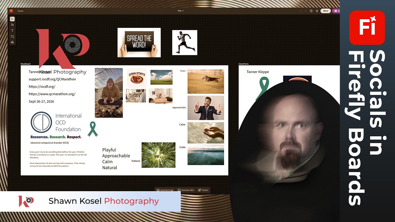 Social Media Posts in Adobe Firefly Boards